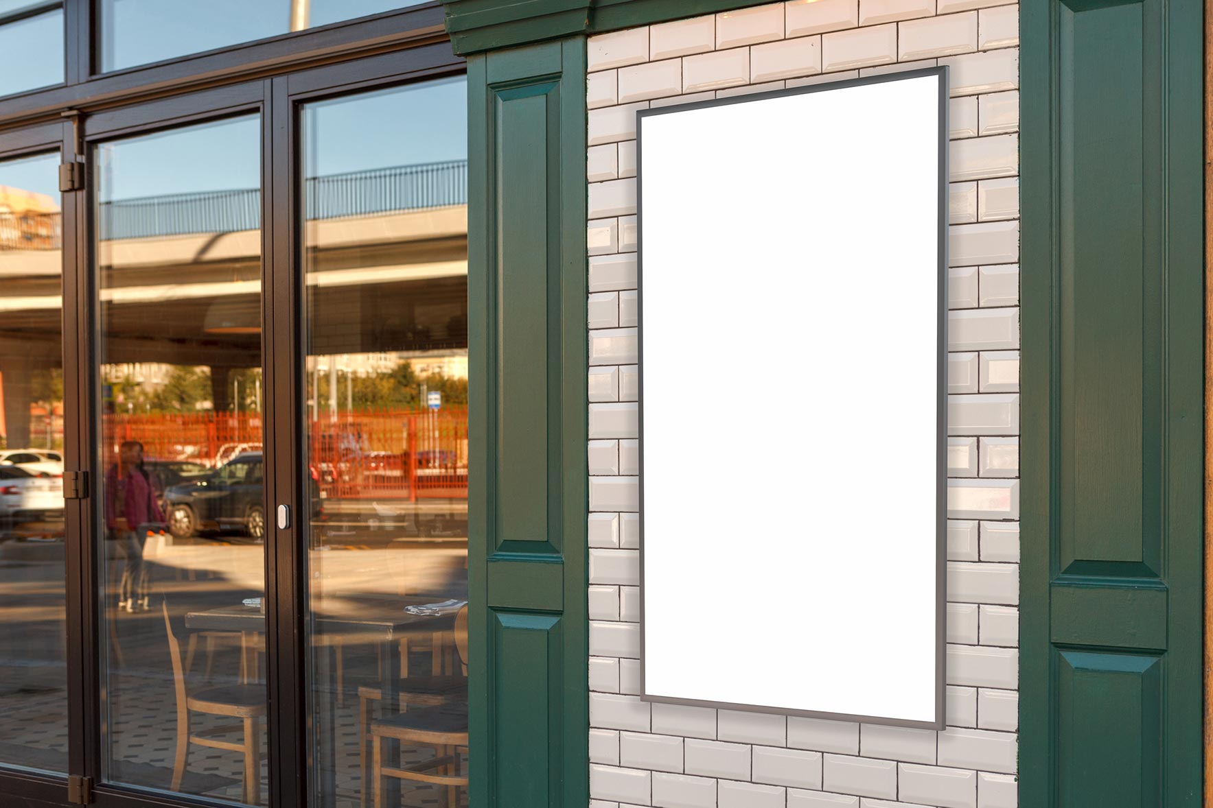 Commercial Mirror — Green Door Storefront in Yorba Linda, CA