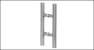 Glass Repair in Yorba Linda Ca — Silver Door Handle  in Yorba Linda, CA