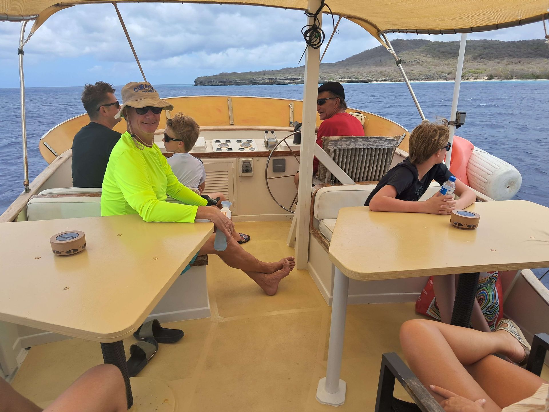 Boottrip Curacao - genieten van het uitzicht