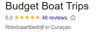Google reviews voor budget boottochten op curacao