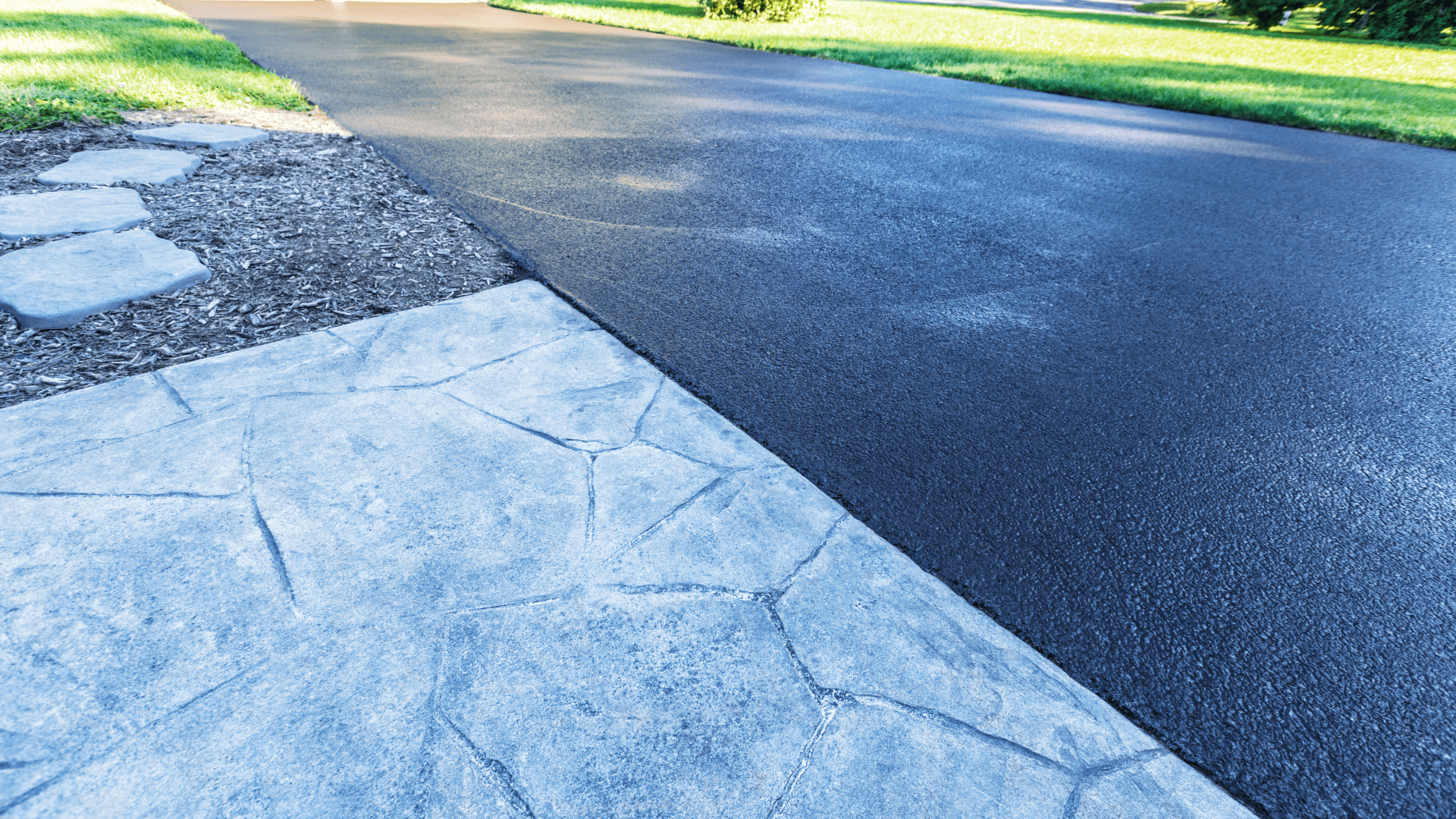 Concrete contractor installs stamped concrete patio for a commercial property in Irvine, CA