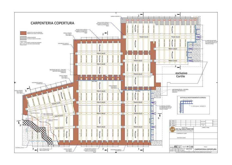 planimetria di un edificio civile