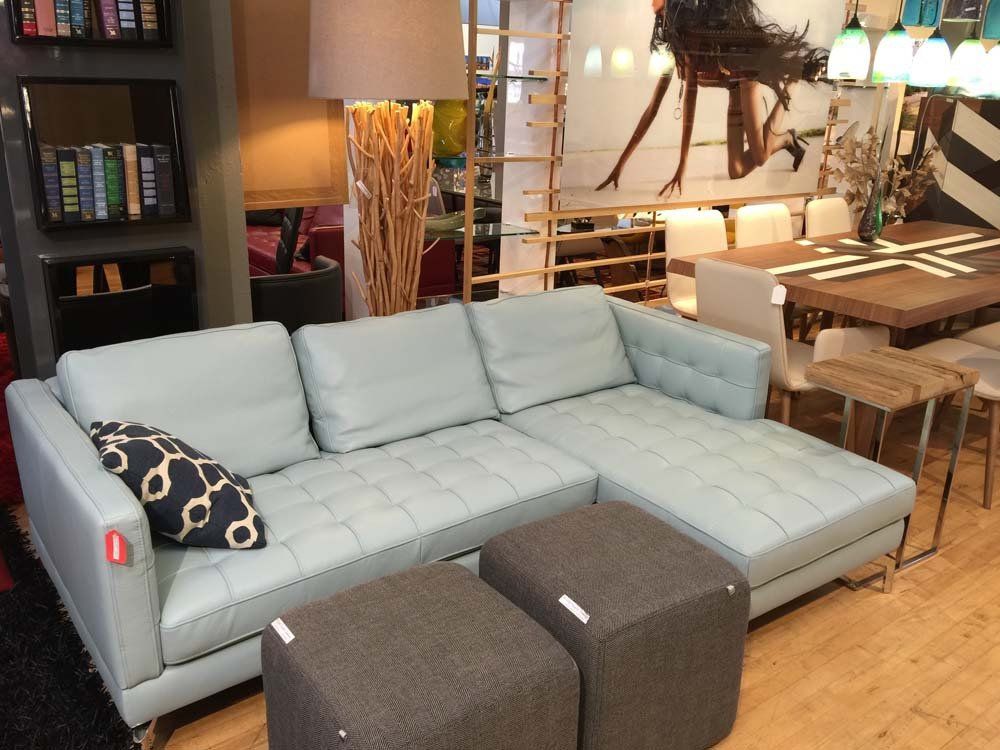 light blue sectional
