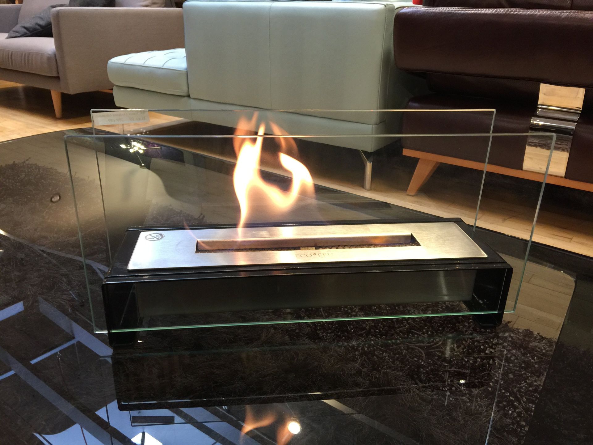 fire table decor