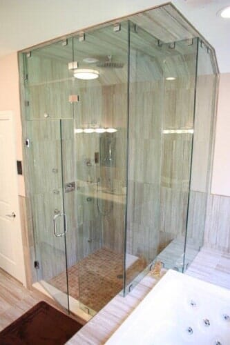 Glass Shower - bathroom remodeling in Piscataway, NJ