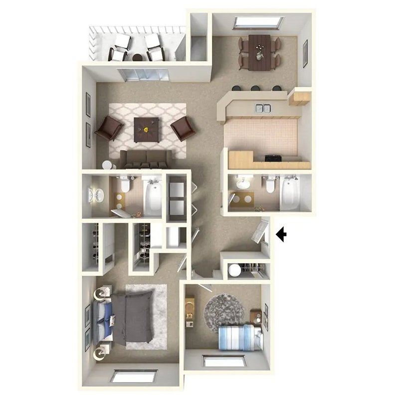 2 Bedroom Apartments for Rent