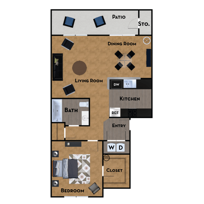 Northwood Ridge Floor Plans | 1, 2 & 3 Bedroom Apartments For Rent