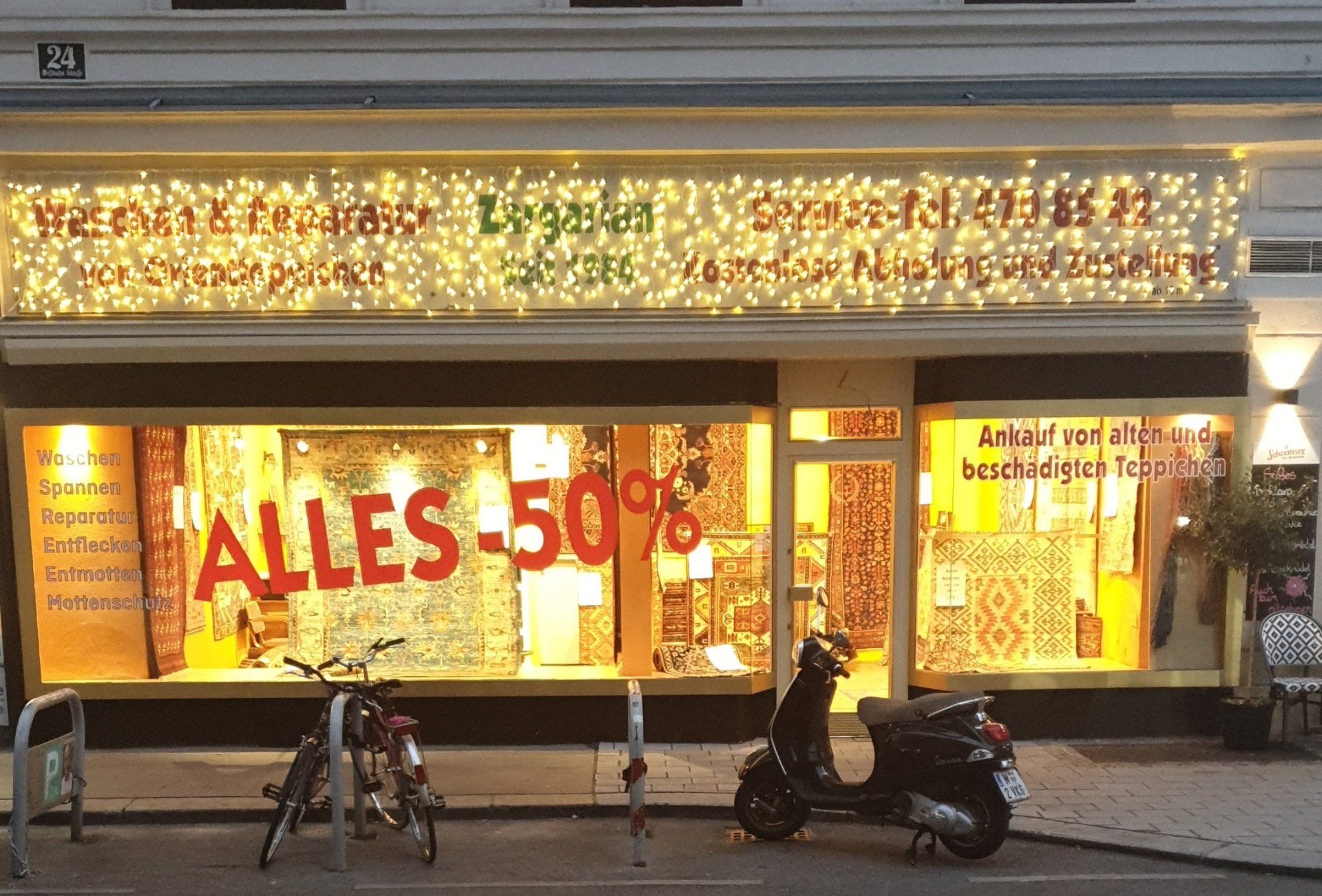 Unser Geschäft in der Westbahnstraße 24, 1070 Wien