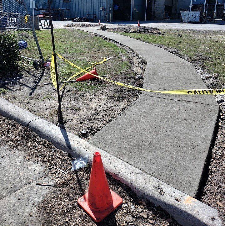 concrete sidewalk installation ocala florida