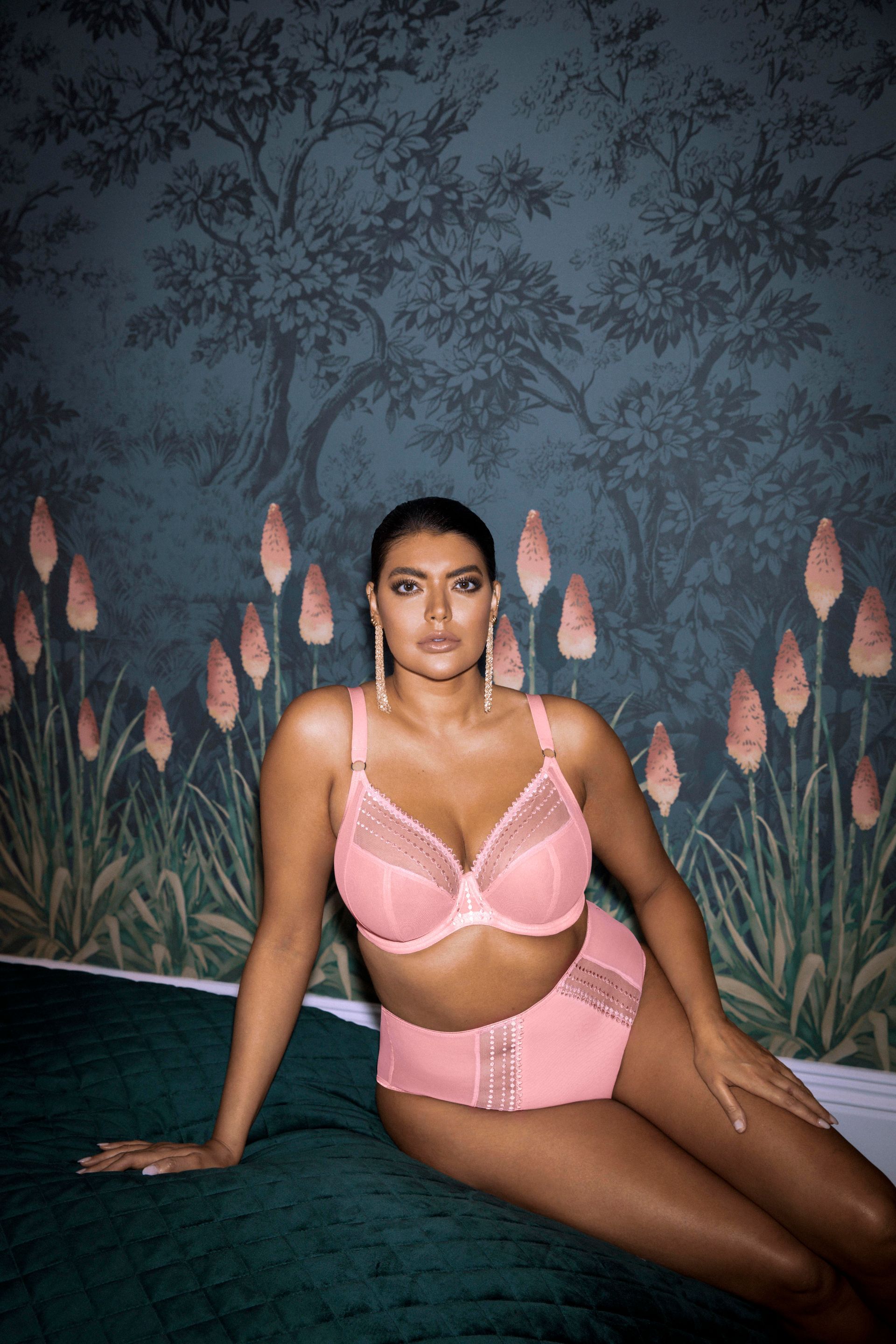 Sexy woman wearing lingerie set