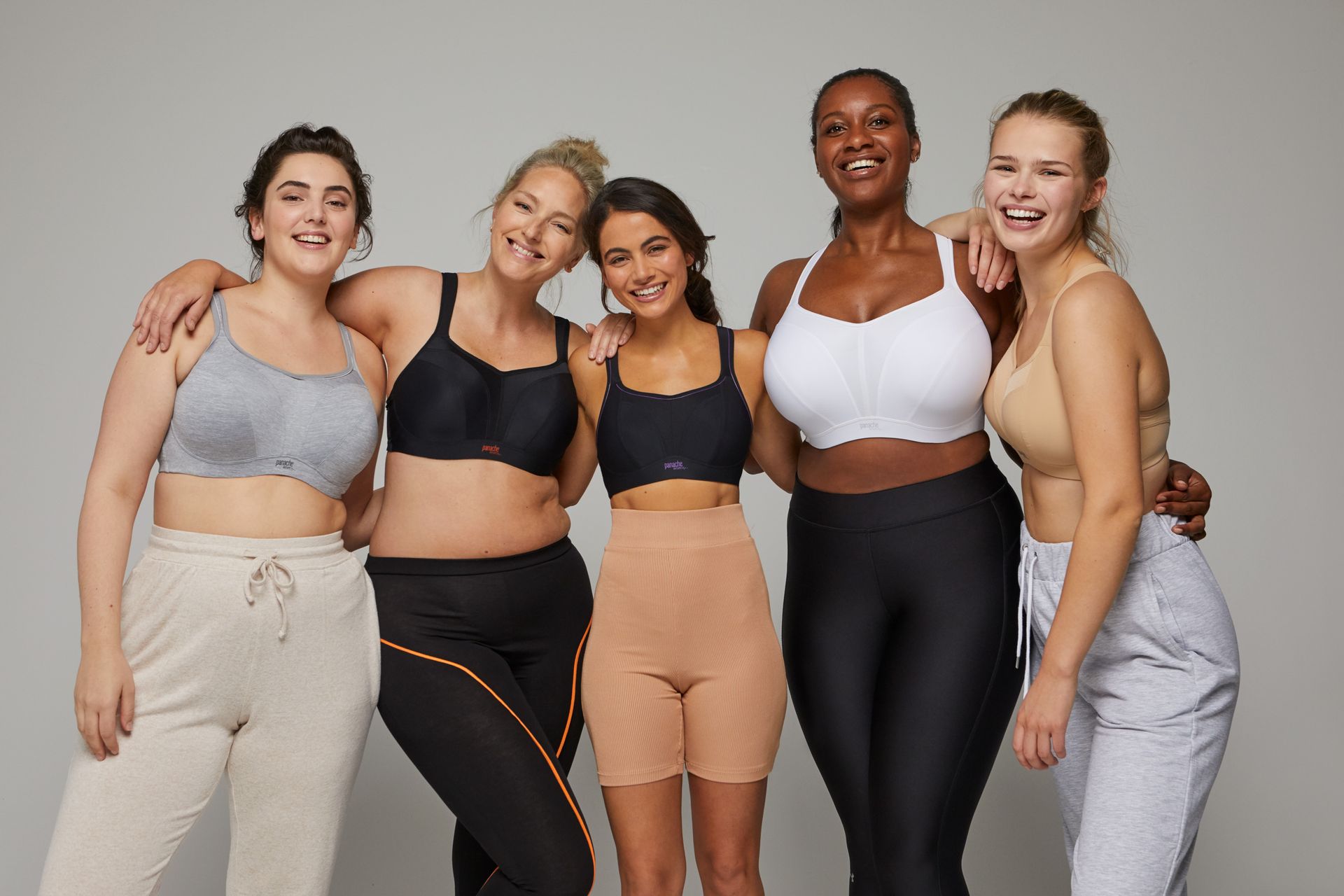 Team of girls wearing bras — Women’s Clothing Store in Kiama