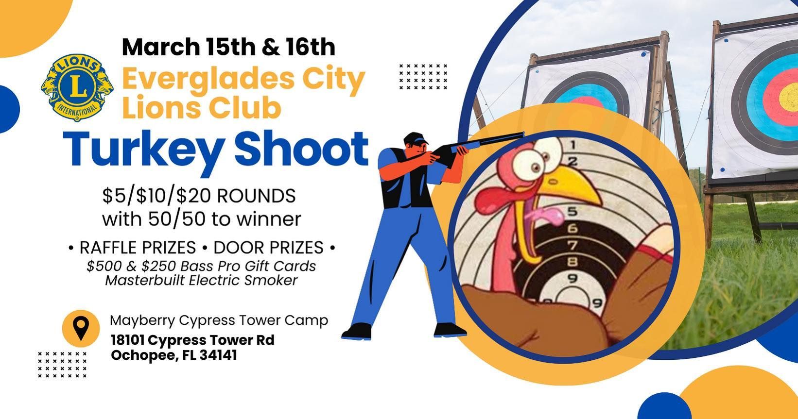 Flyer for turkey shoot