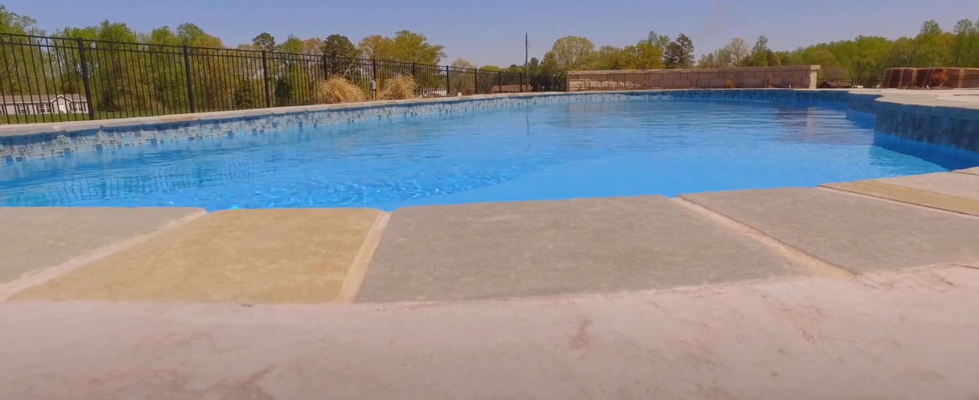 pool deck installation