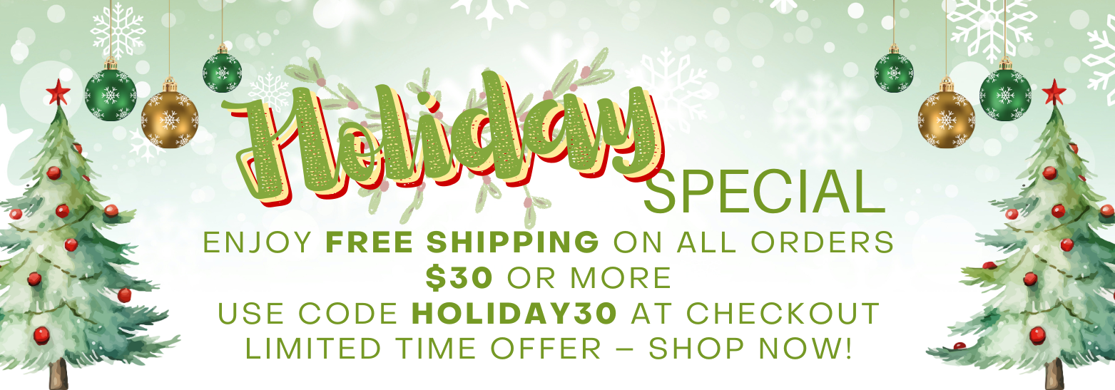 A banner that says `` summer special enjoy free shipping on all orders $ 30 or more use code summer30 at checkout limited time offer shop now ''