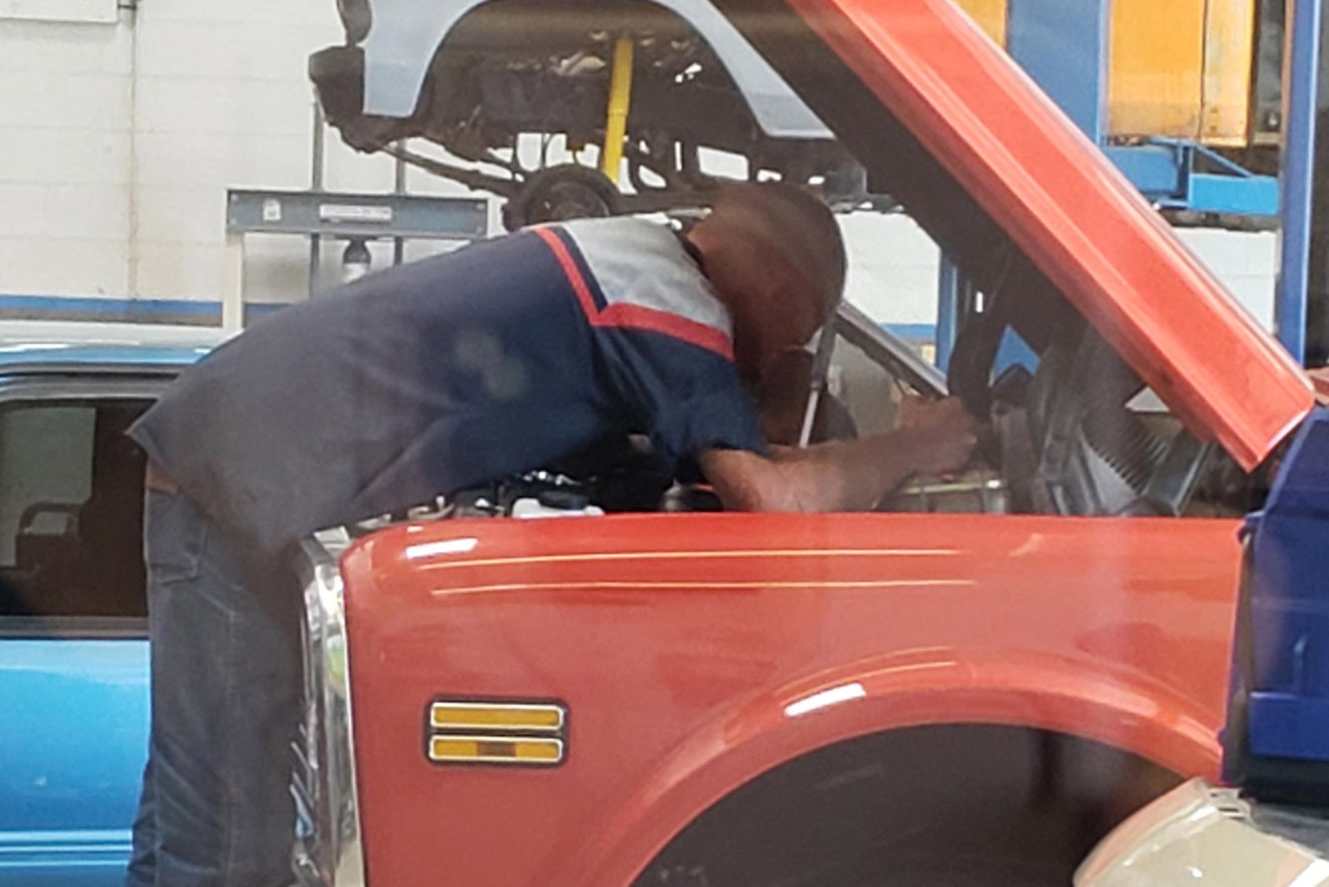Mechanic Fixing Car — Lancaster, CA — Wayne & Dave's Automotive