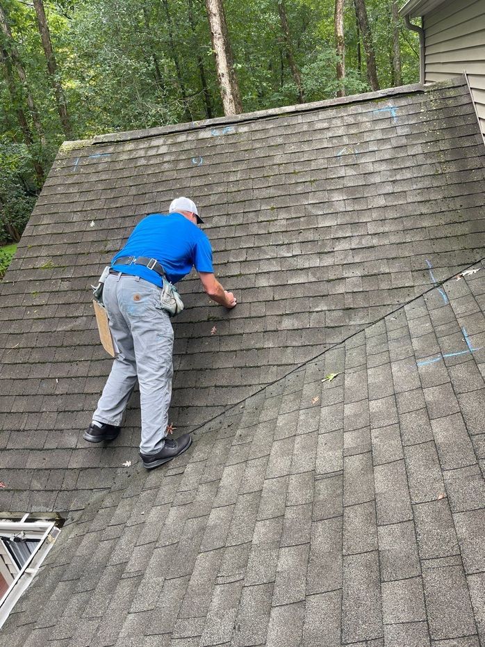 Roofer On The Roof — Trenton, NJ — Unique Roofing and Restoration
