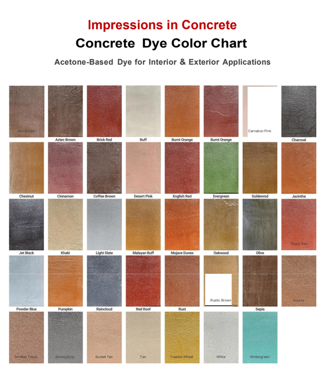 Acid Concrete Stain Color Chart 1024x685