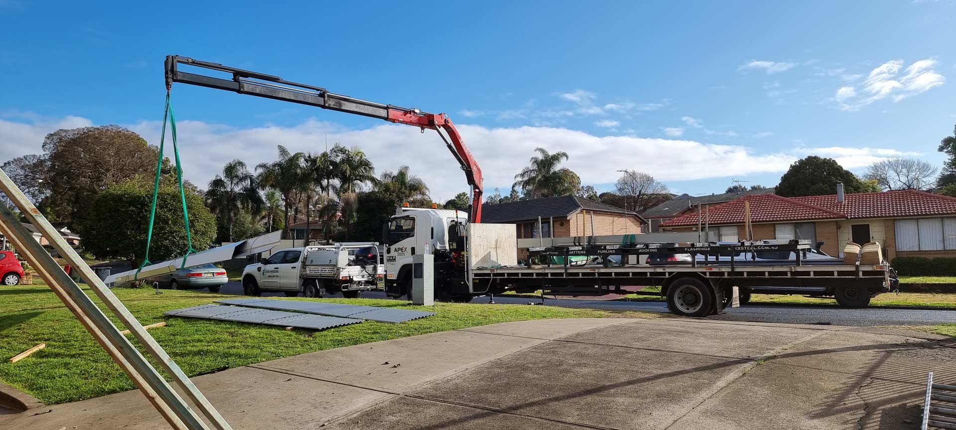 Our Crane Trucks for Hire in Brisbane North Lakes Removals