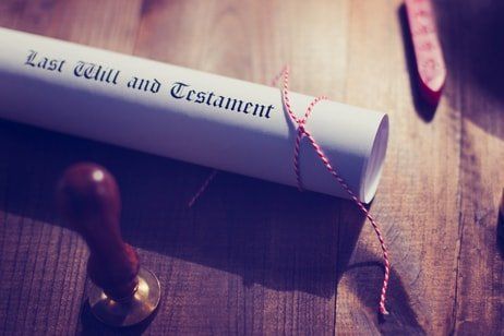 Last will and testament sealed with wax seal - Wills in Mountain City, TN