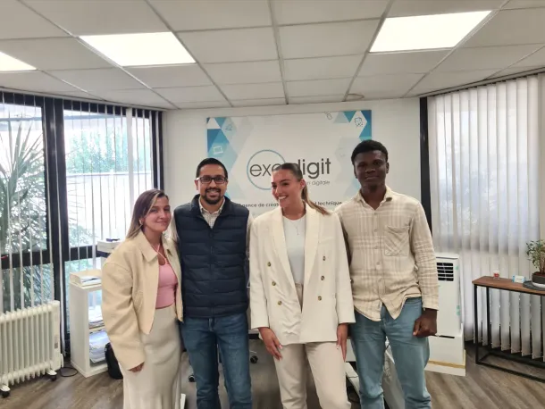 Photo équipe LOADIGIT, agence EXEDIGIT.