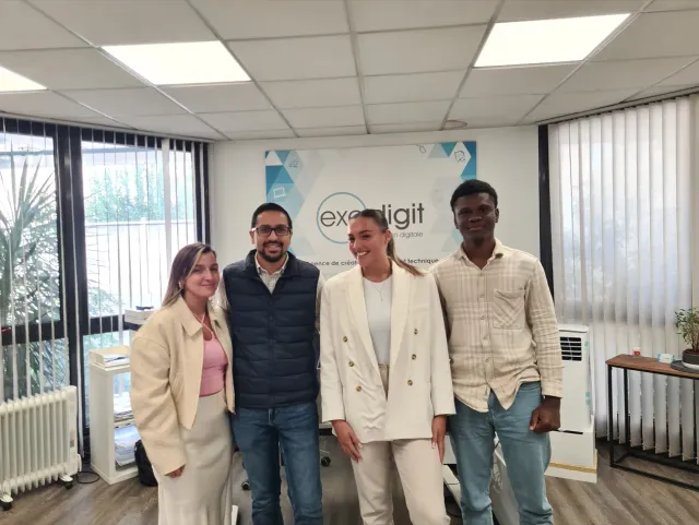 Photo équipe LOADIGIT, agence EXEDIGIT.