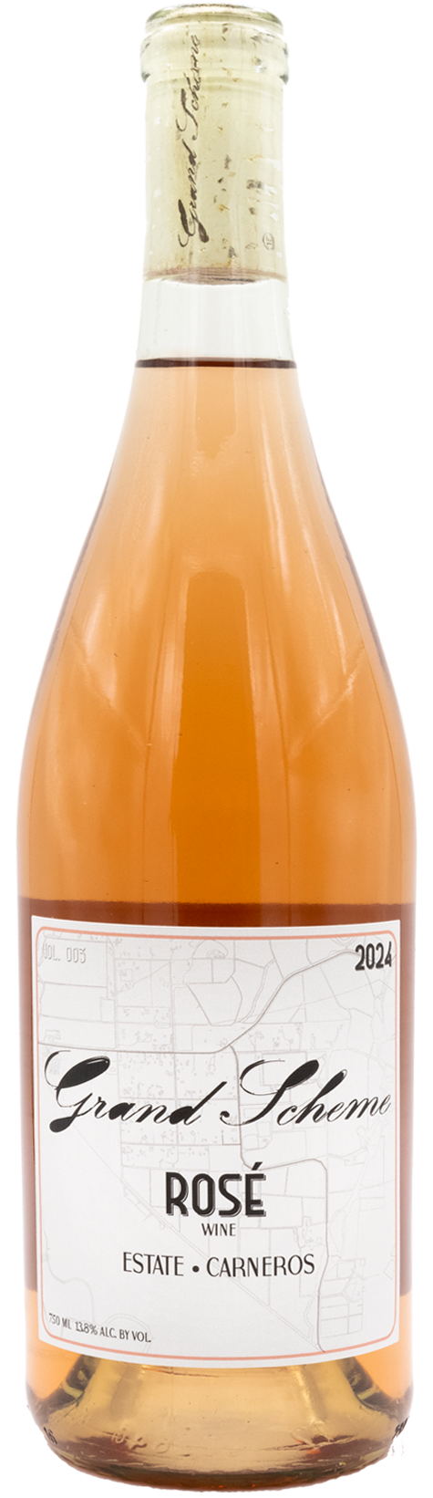 2023 Estate Carneros Pinot Noir wine with a white label on a white background.