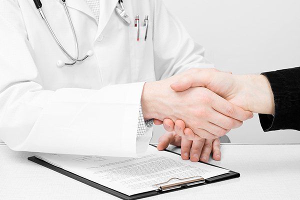 Doctor And Patient Handshakes — Coral Gables, FL — Gabriel M. Deschamps MD P.A.
