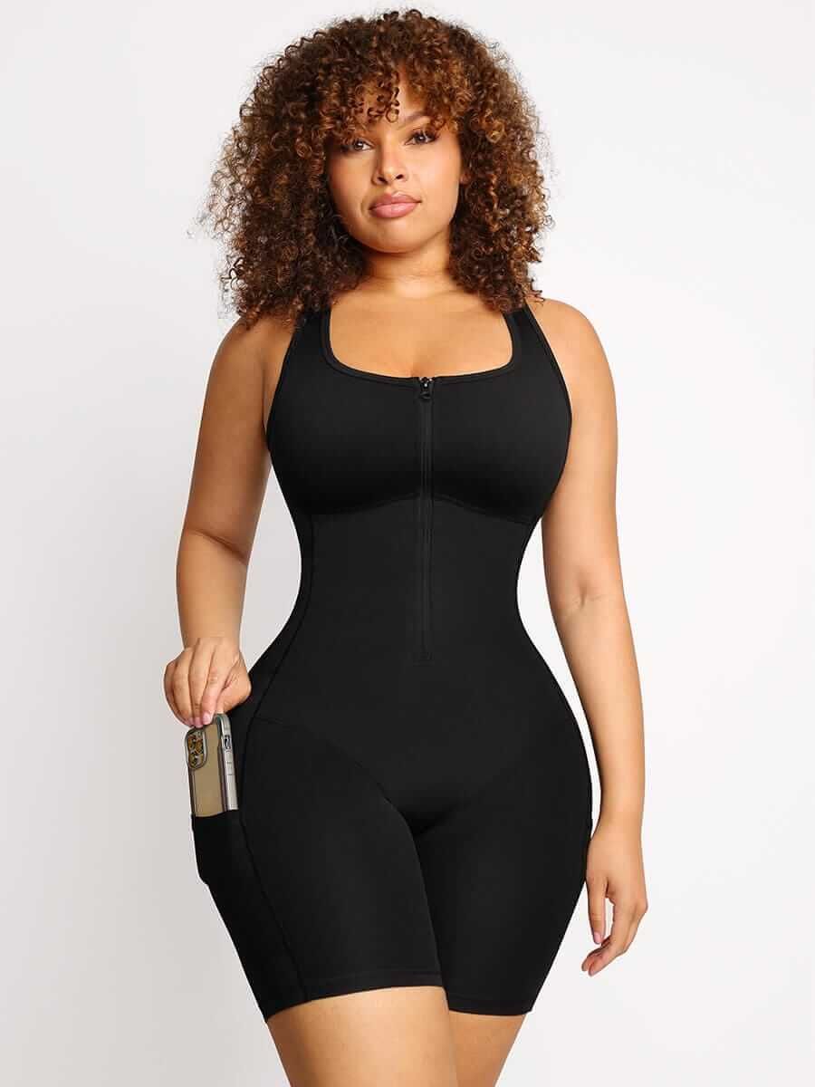 Athletic Zip Up Bodyshaper