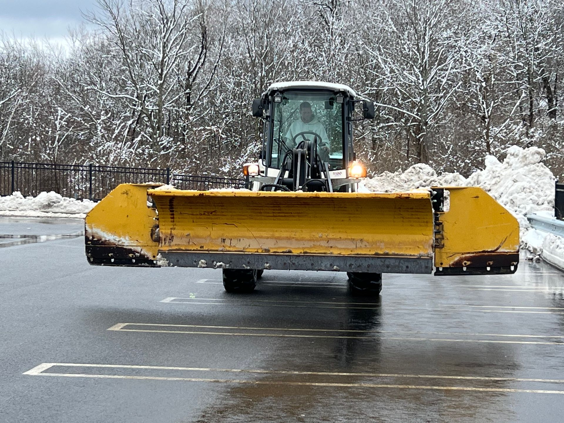 snow plowing