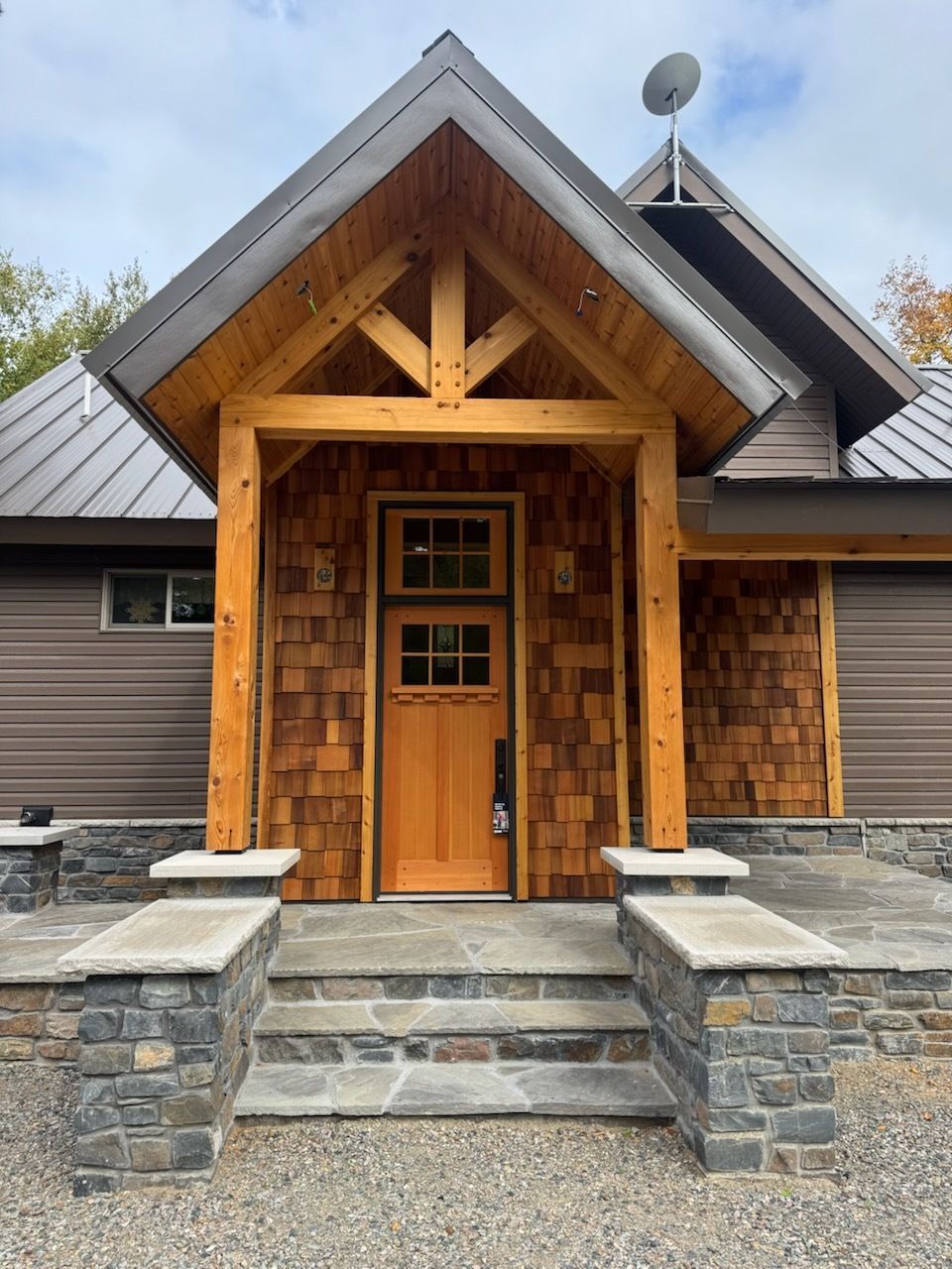 An aerial view of a large wave in the ocean.