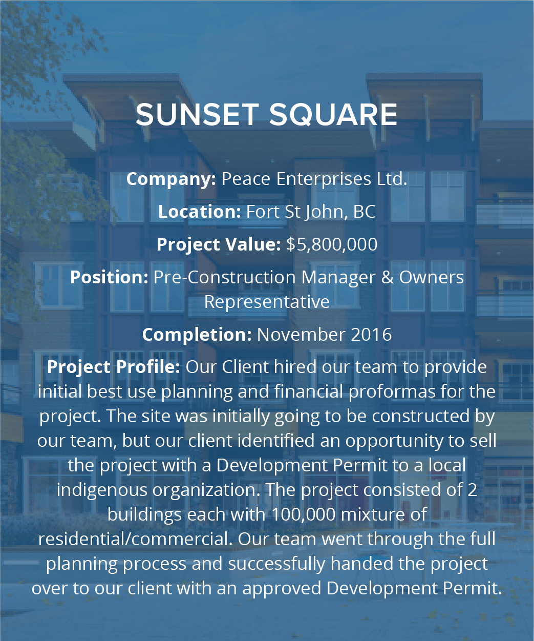 sunset square