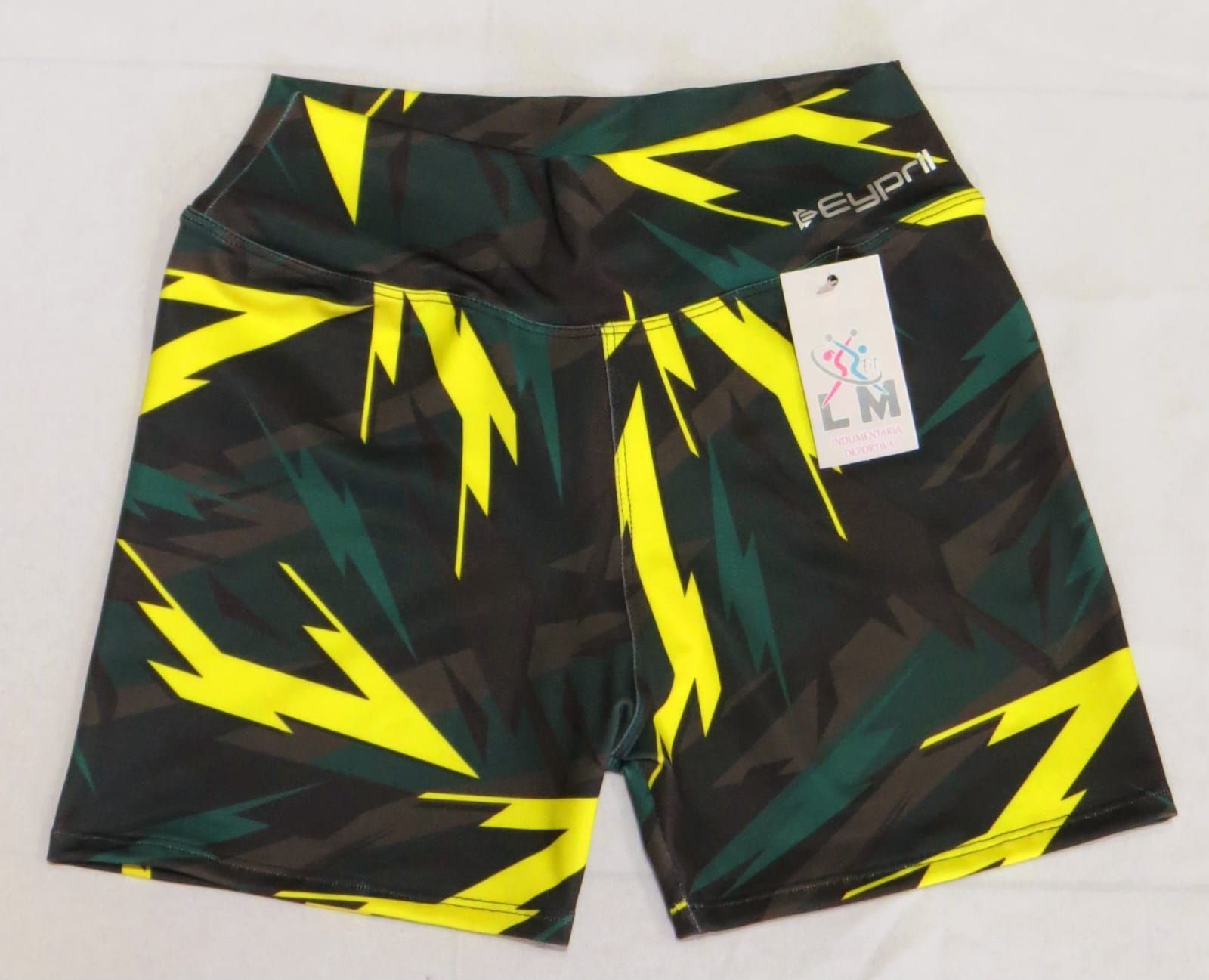 CALZA ESTAMPADA NEGRO, GRIS, VERDE, AMARILLO