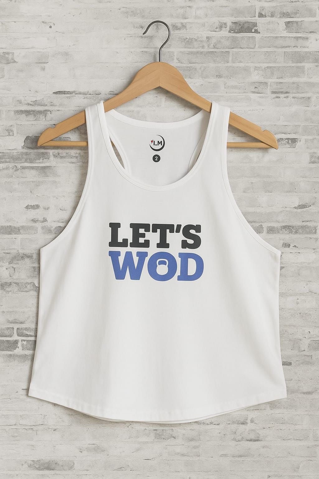 Top corto blanco con 