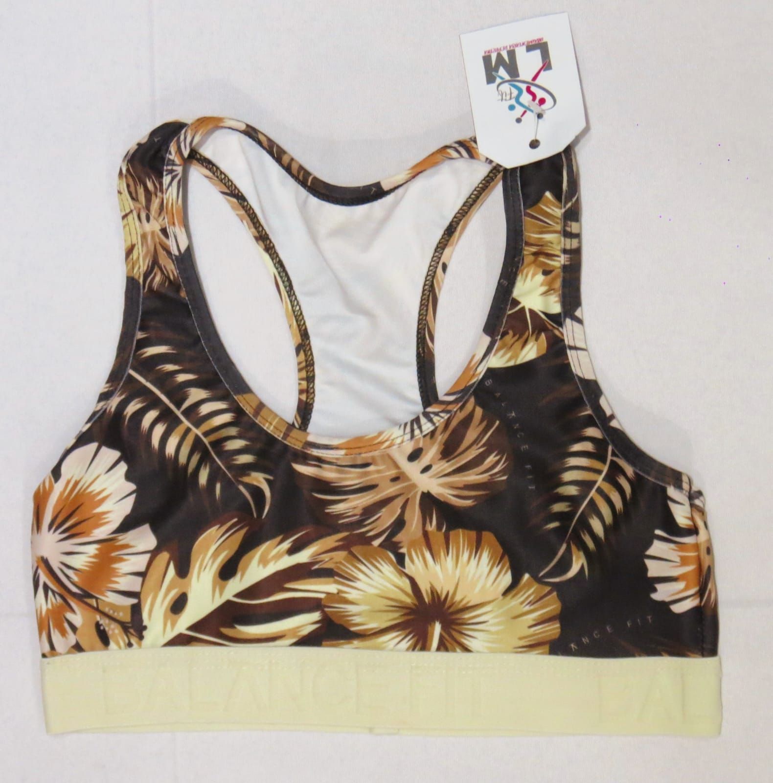 TOP  ESTAMPADO FLORES MARRONES
