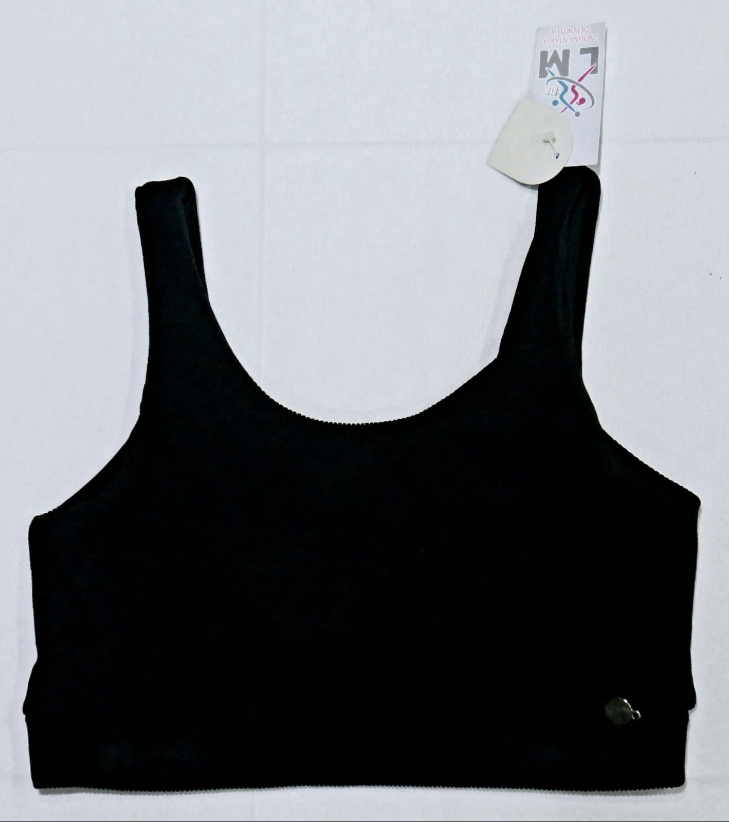 TOP MORLEY GRIS Y NEGRO