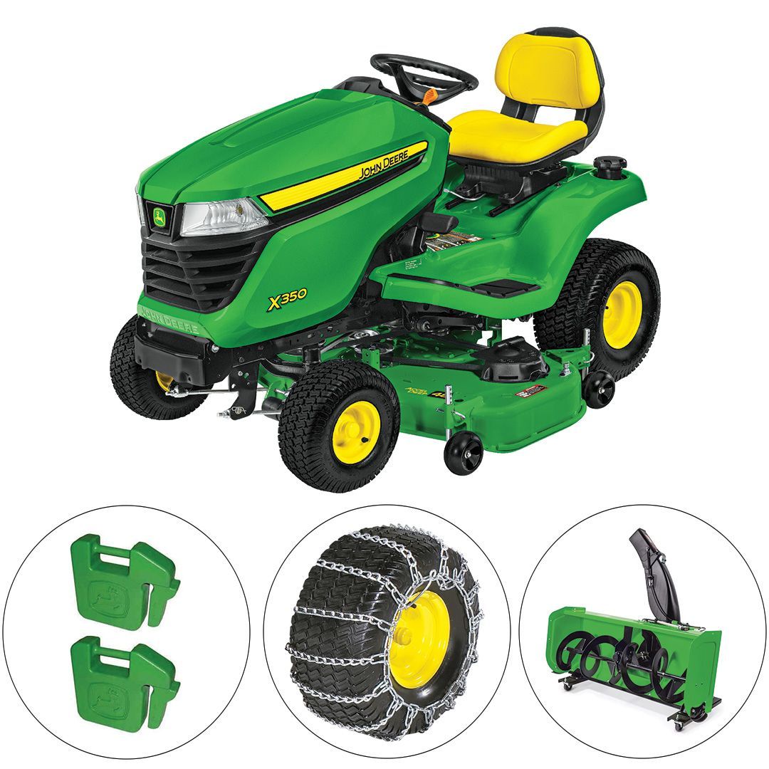X350 Lawn Tractor with 47-in. Snow Blower