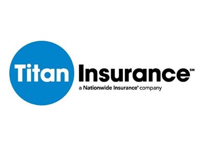 Titan Insurance logo: blue circle with