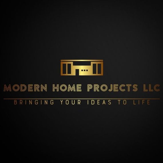 A logo for modern home projects llc bringing your ideas to life