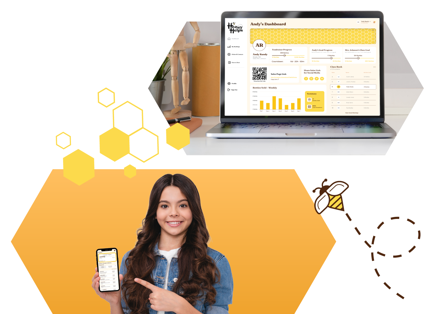 Easy to use peer-to-peer fundraising platform for all ages!