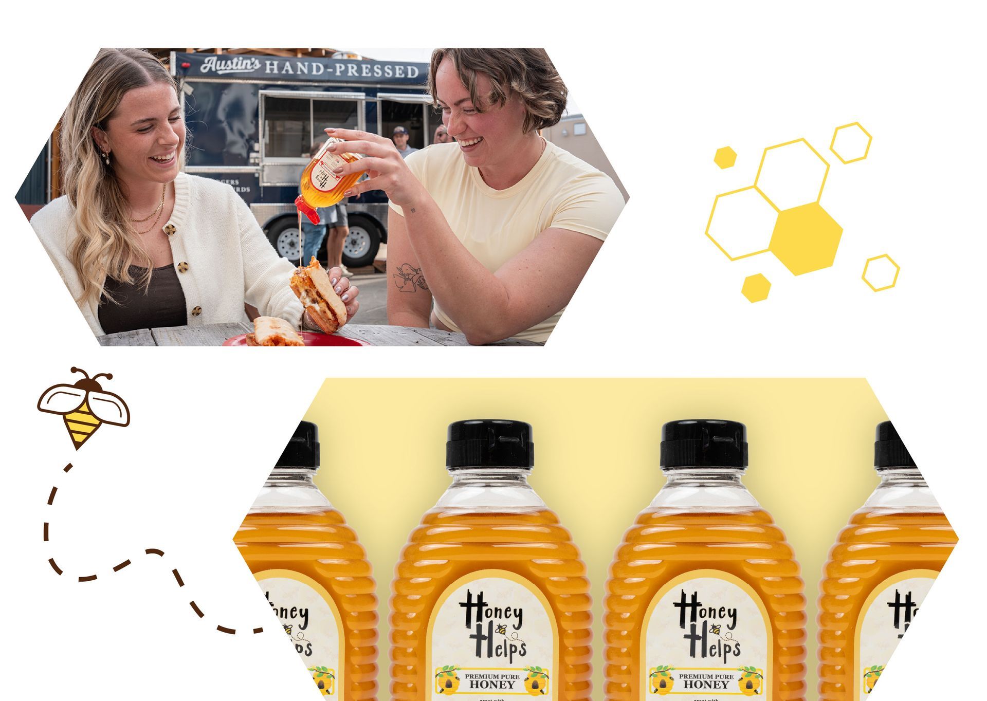 Sweet, sustainable fundraising with Honey Helps domestically-sourced honey.