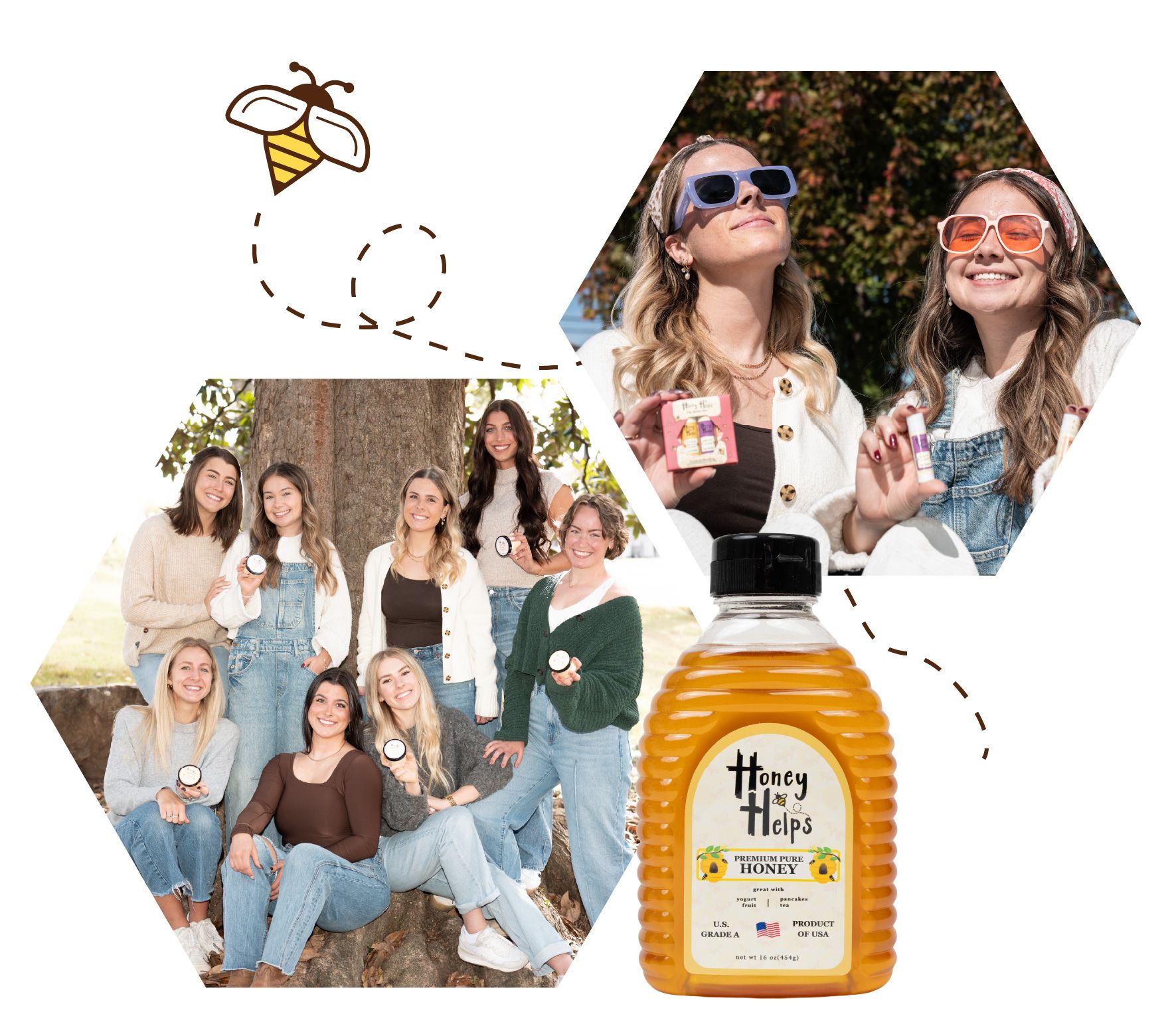 Participants of all ages can benefit from a Honey Helps honey fundraiser.