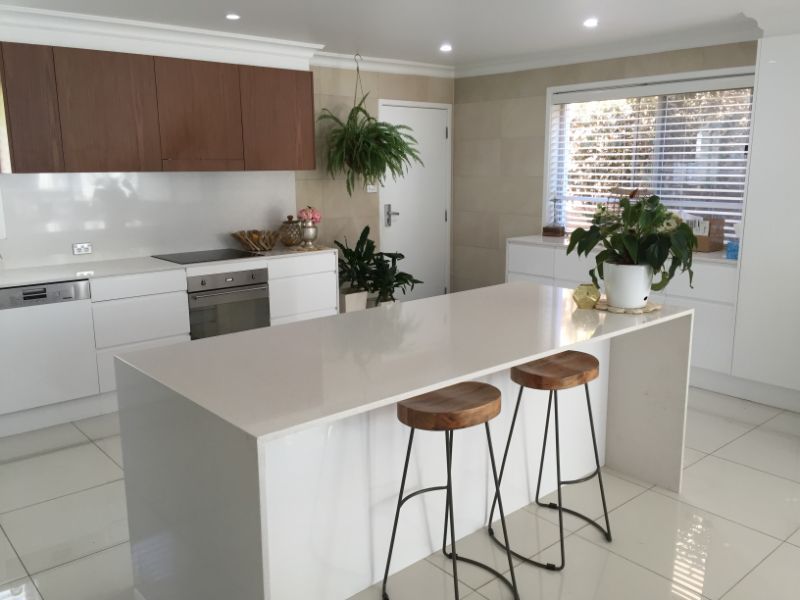 Table and Stools in Kitchen — Innovative Design in Salamander Bay, NSW