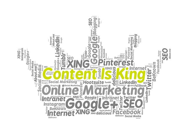 illustration of “content is king” crown