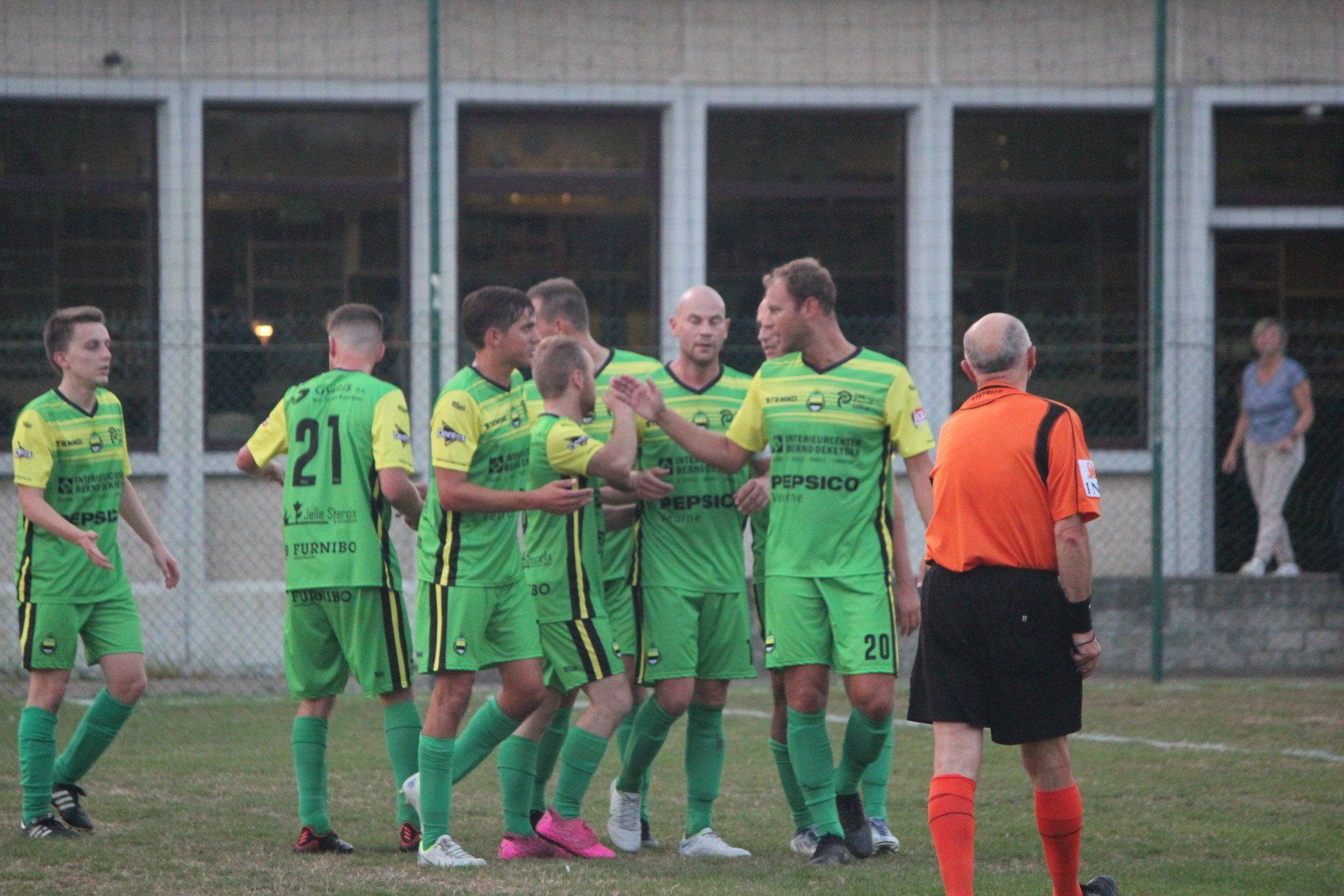 Speler en staf A-kern