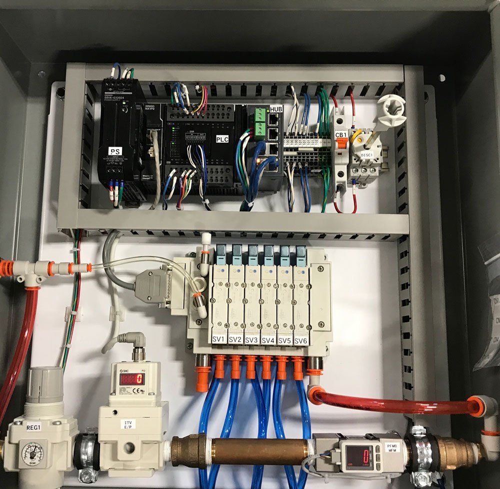 Pneumatic and Hydraulic Control Panel