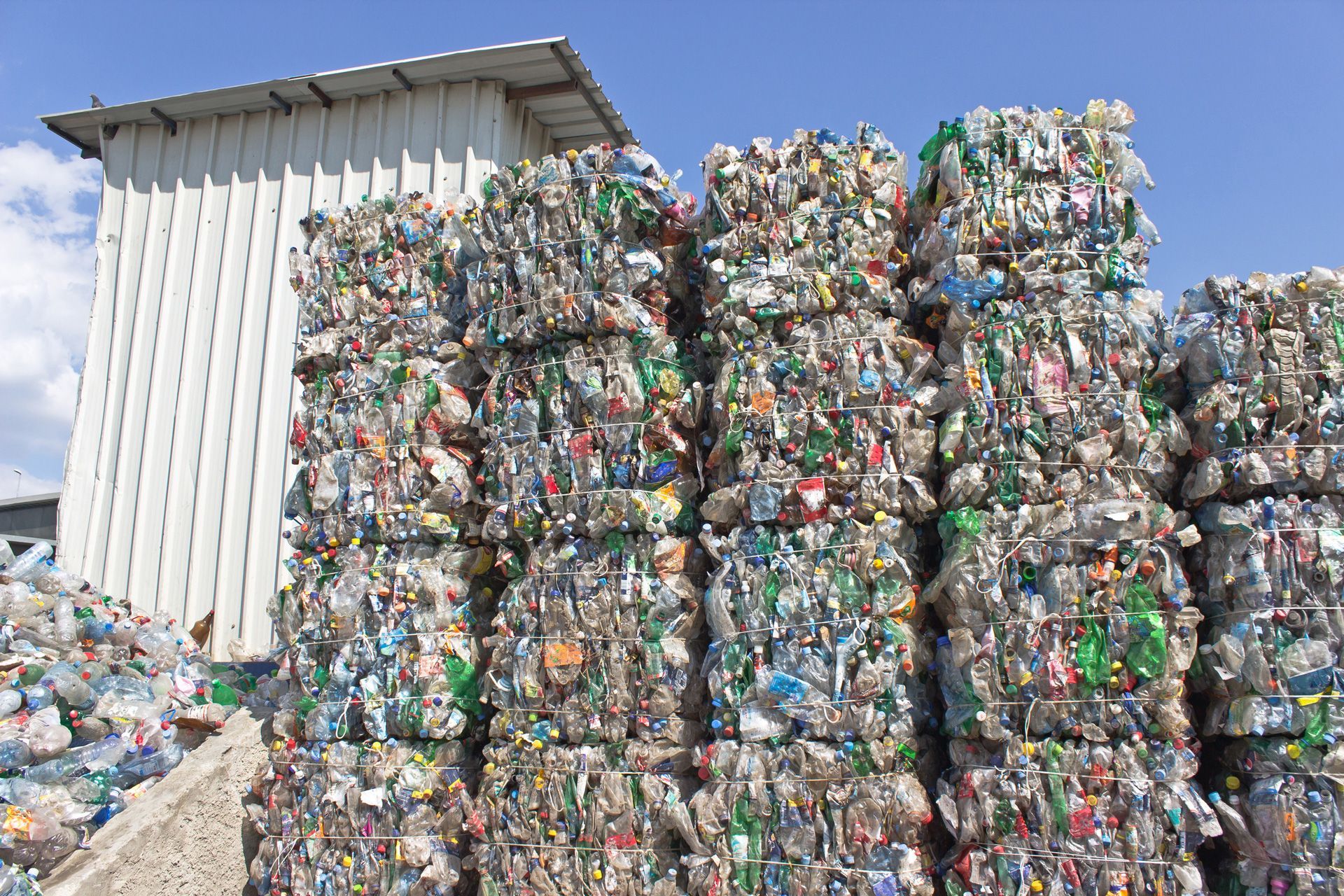 Crushed Plastic Bottles — Anaheim, CA — Sunwest Metal, INC