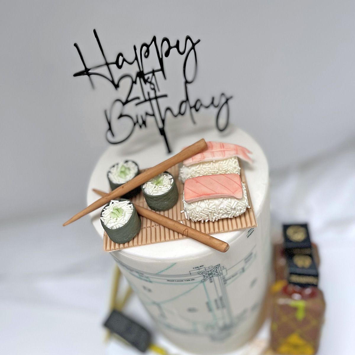 21st Birthday cake Cheshire