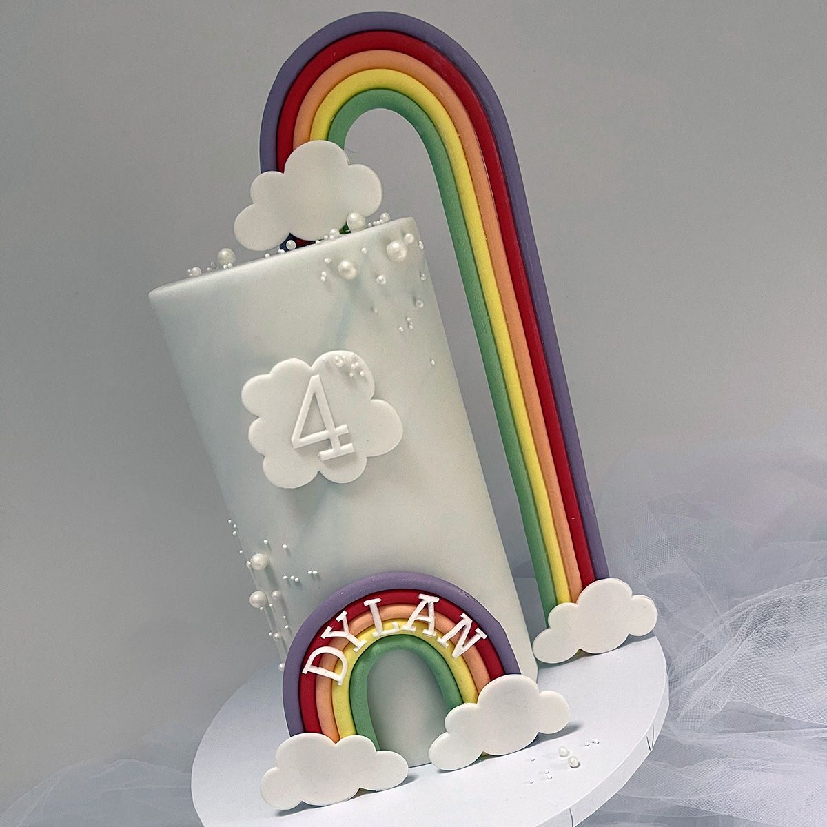 Childrens Rainbow Birthday cake Bramhall