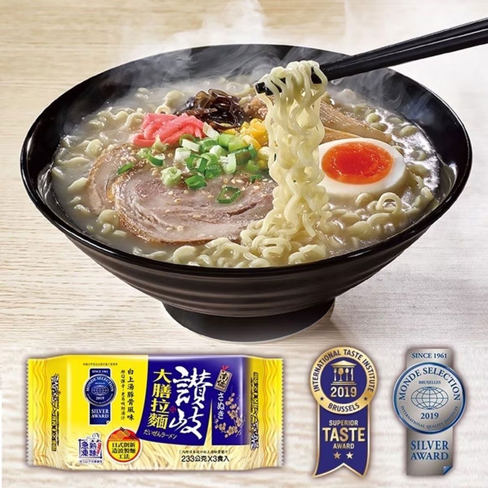 【南僑讚岐】大膳拉麵200g(內含湯包)*3入