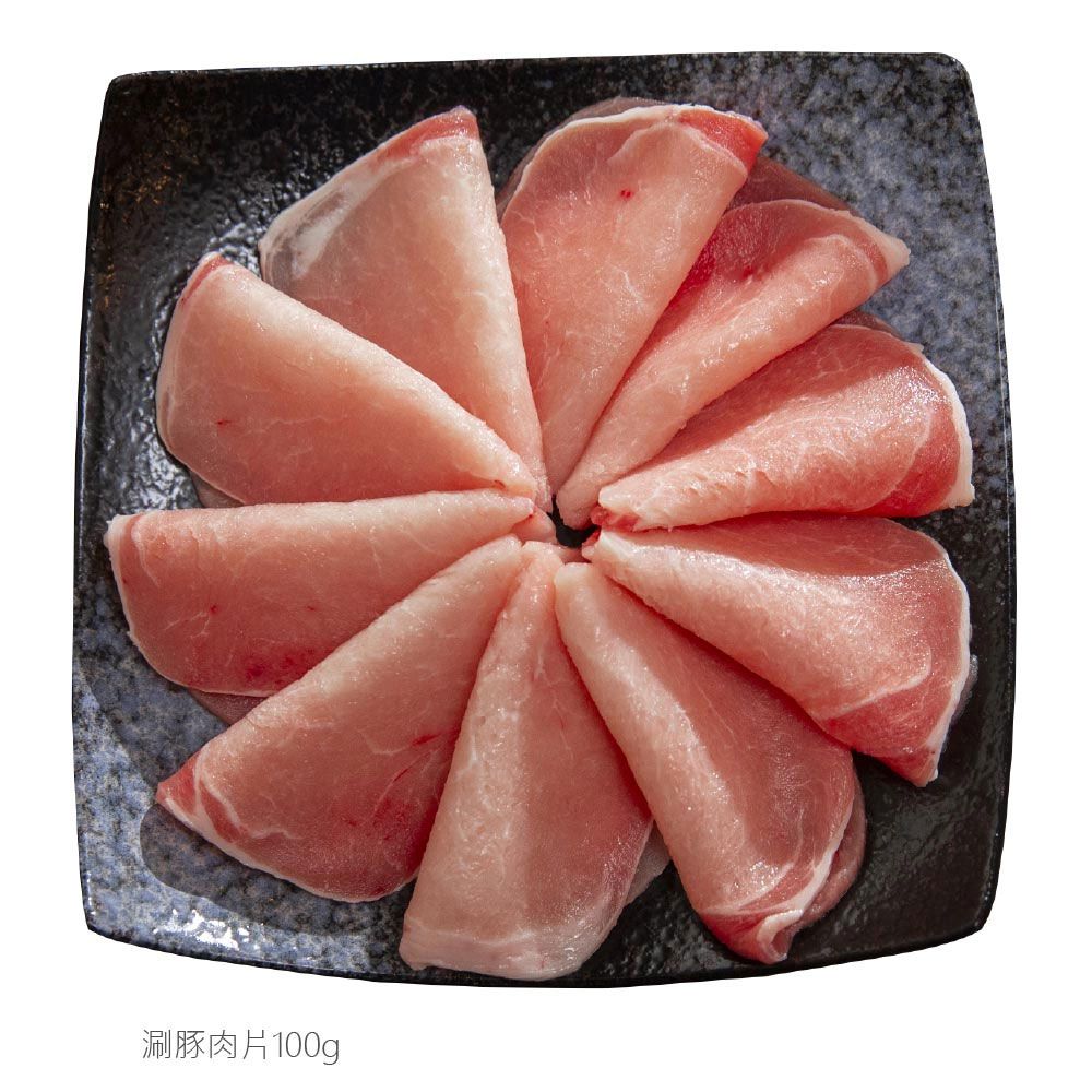 泡麵人生｜涮豚梅花肉片100g